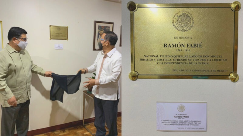 Mexican Embassy Unveils Commemorative Plaque to a Filipino Man Who Fought in the Mexican War of Independence