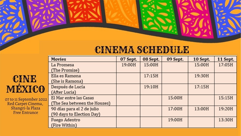 Cine Mexico 2022 Schedule
